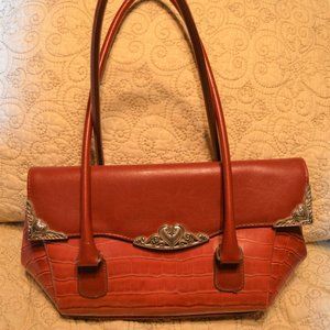 Brighton look Red purse and Liz Claiborne leather